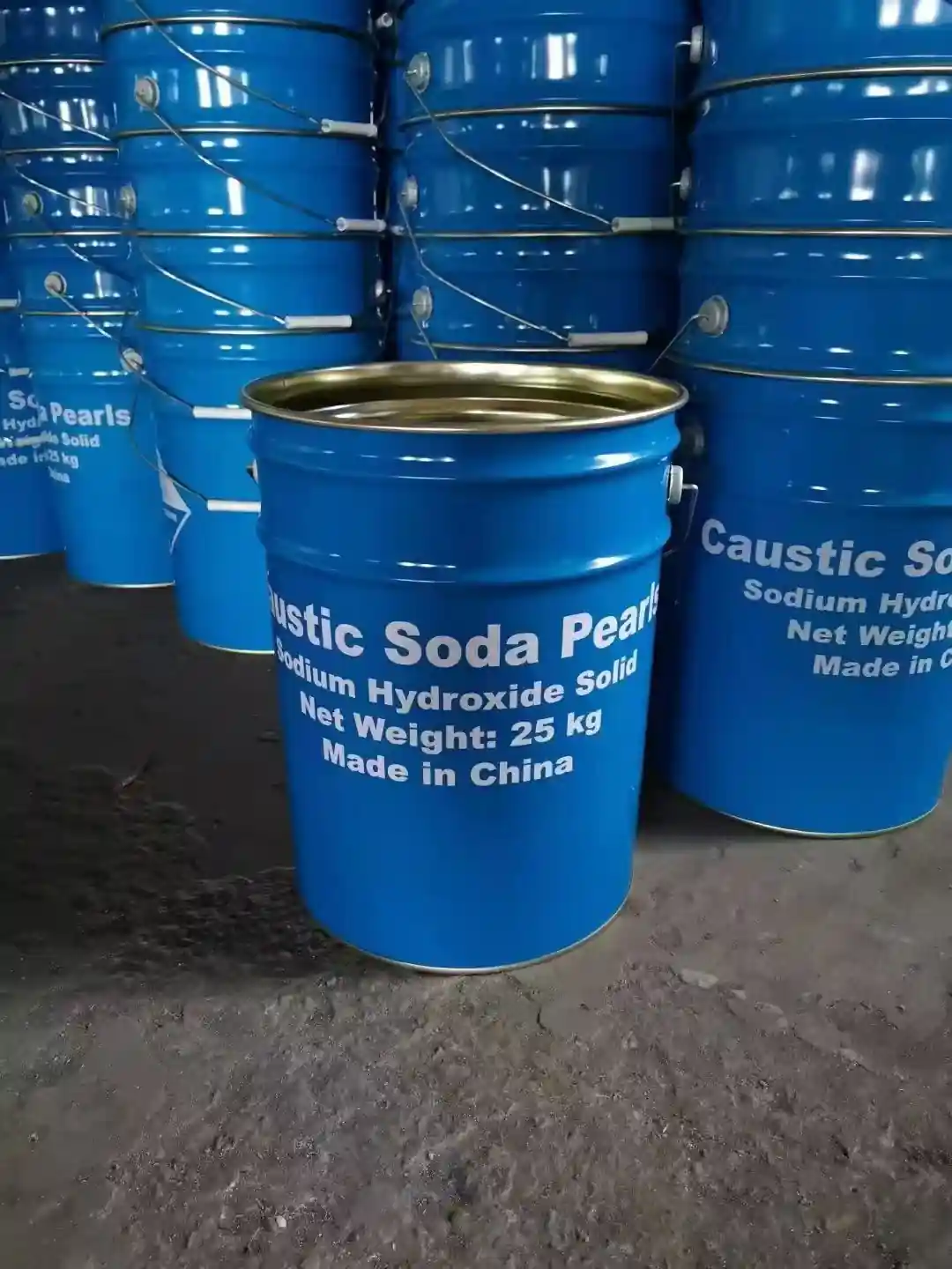 Kemasan soda kaustik butiran